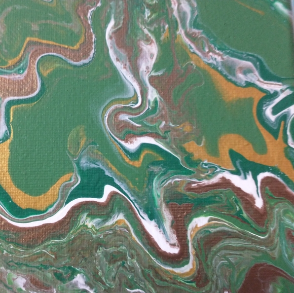 'EARTH VIBRATIONS' Original Acrylic Painting 2023, DESIGNS BY SANDY 9"x12" - Picture 15 of 15